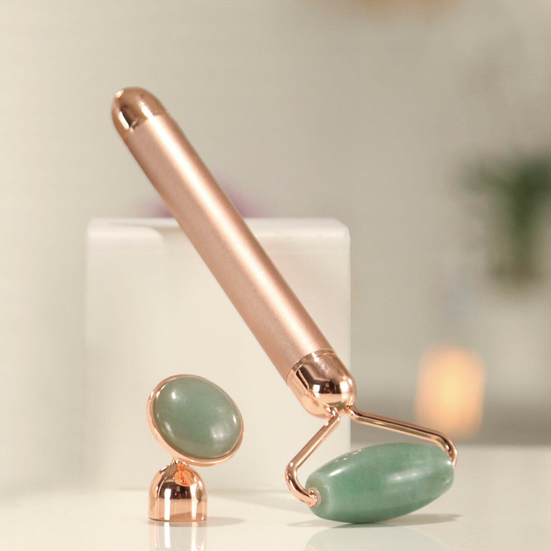 Rodillo de Jade con función de vibración
