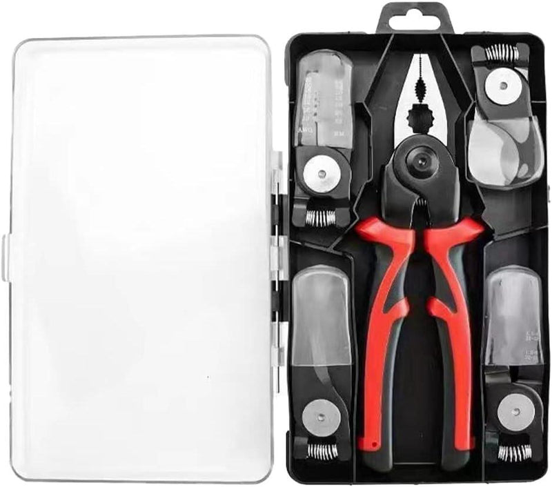 Alicates Multifuncionales Eléctricos con Cabezales Intercambiables – Herramienta 5 en 1