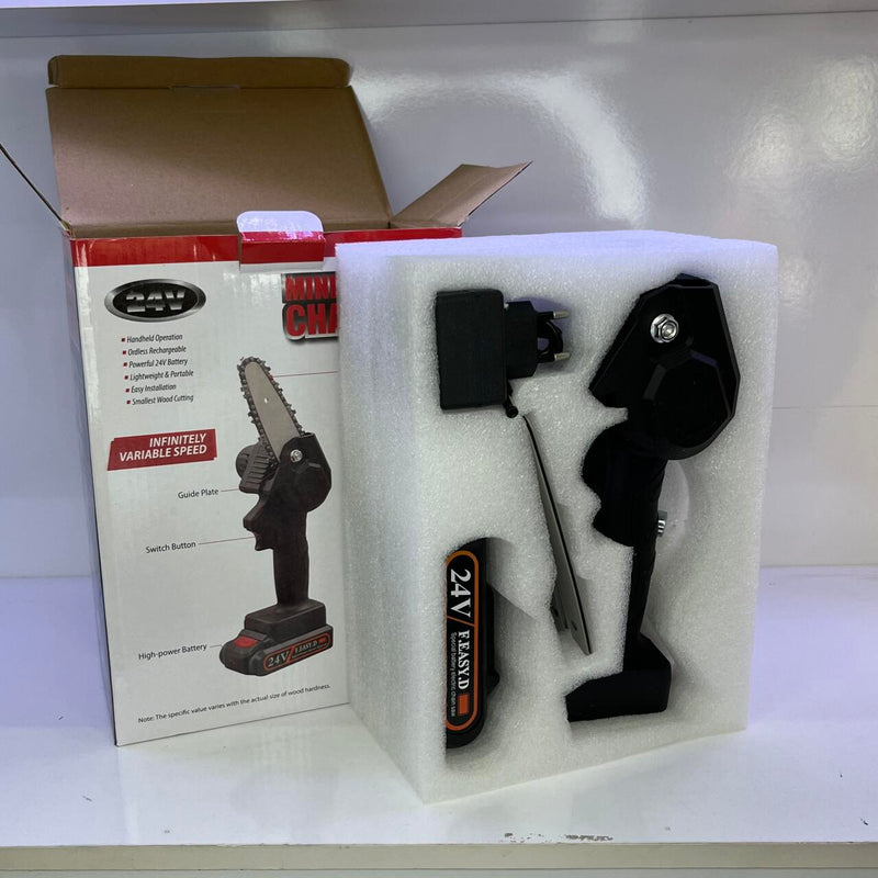 Motosierra Eléctrica de Mano – Potencia Portátil para Cortes Precisos