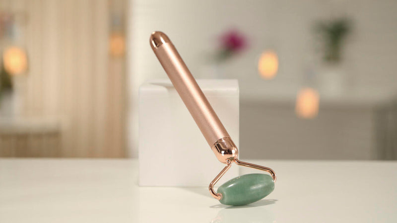 Rodillo de Jade con función de vibración