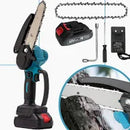 Mini motosierra inalámbrica recargable