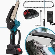Mini motosierra inalámbrica recargable